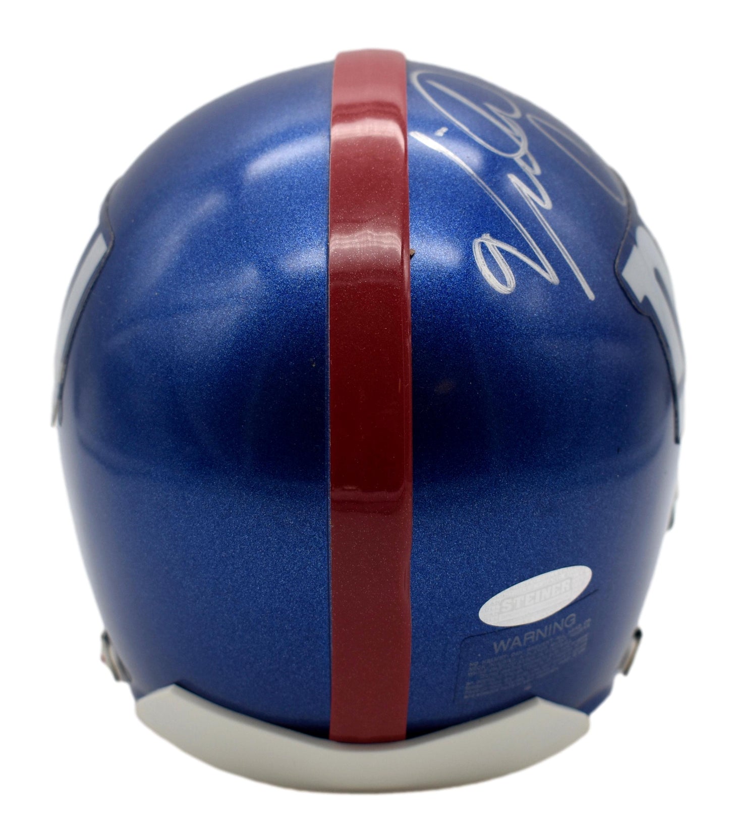 Victor Cruz Giants Signed/Autographed Mini Helmet Steiner 208859