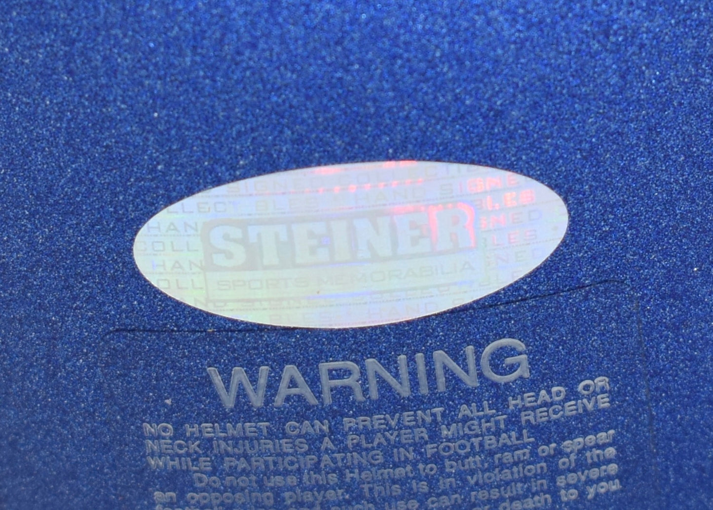 Victor Cruz Giants Signed/Autographed Mini Helmet Steiner 208859