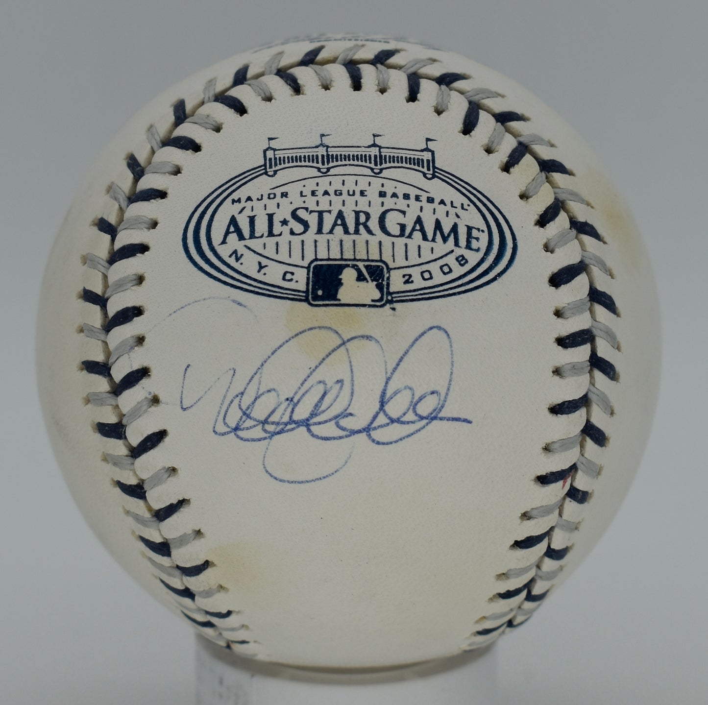 Derek Jeter Yankees 08 AS Signed/Autographed Baseball HOF Steiner MLB Holo 8854