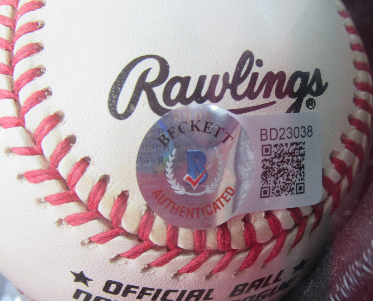 Lou Brock HOF Signed/Thumbprint Baseball Sports Print 159/200 BAS 208116