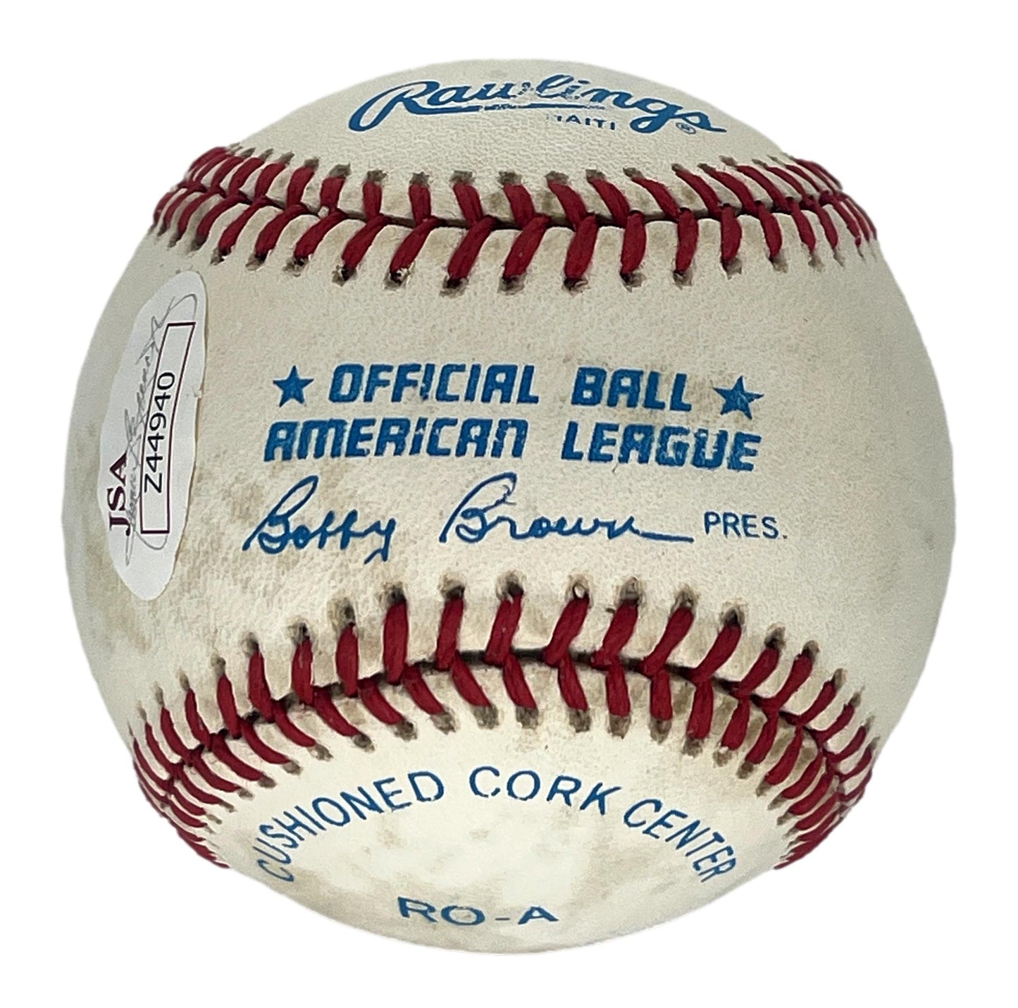 Mickey Mantle HOF New York Yankees Signed/Autographed Baseball JSA 196503