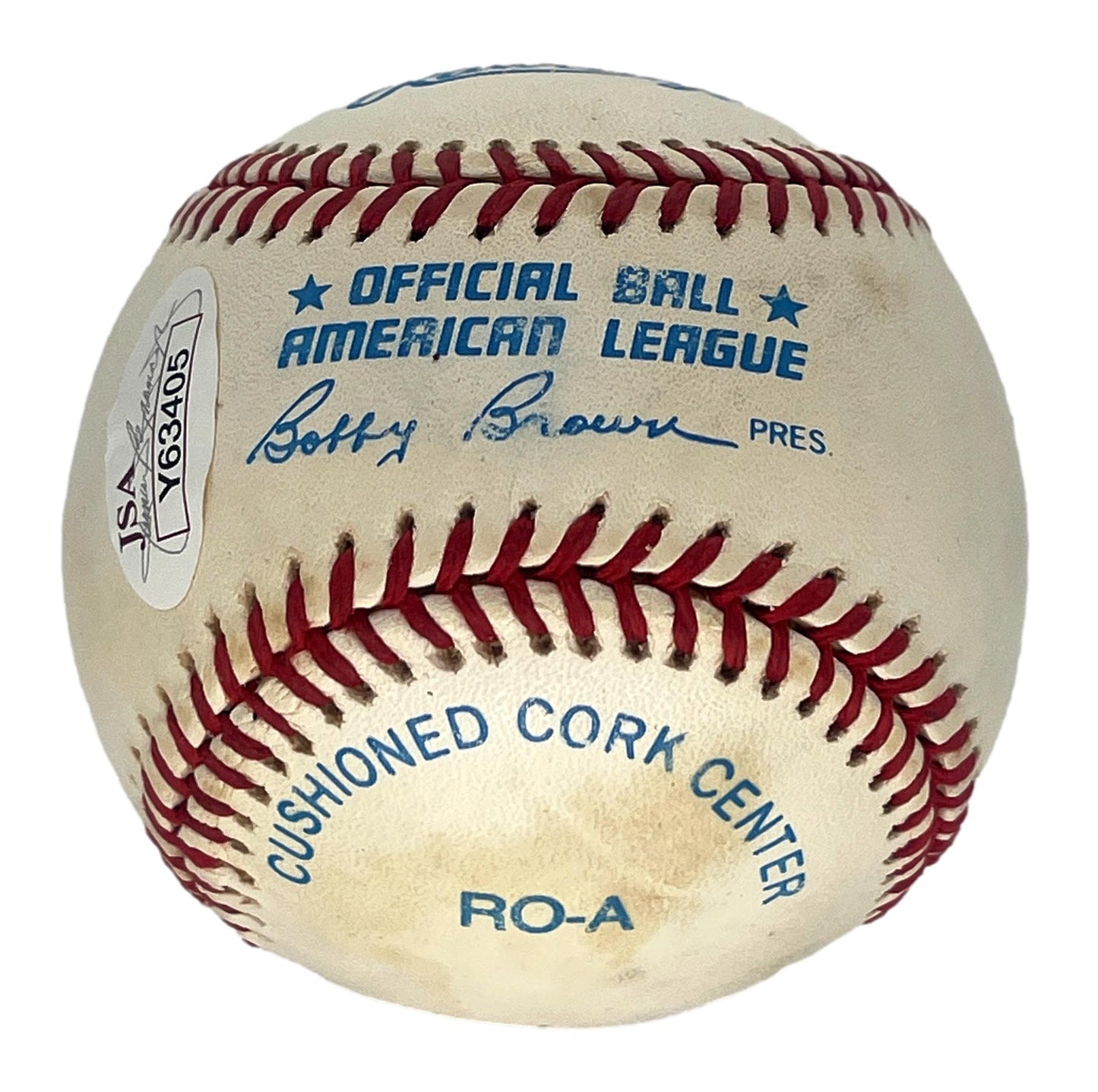 Mickey Mantle HOF New York Yankees #7 Signed/Autographed Baseball  JSA 196505