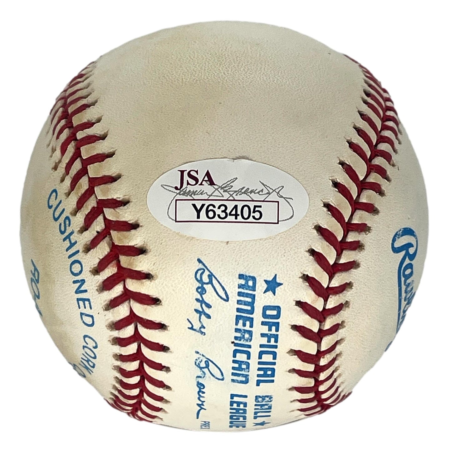 Mickey Mantle HOF New York Yankees #7 Signed/Autographed Baseball  JSA 196505