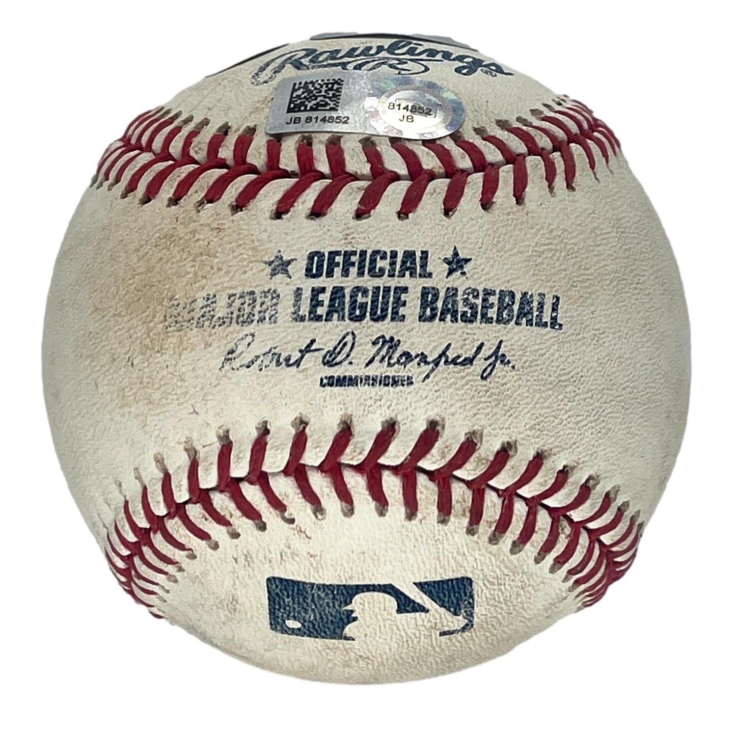 Gary Sanchez Yankees Signed Game Used Baseball 9/30/16 Steiner MLB 196499