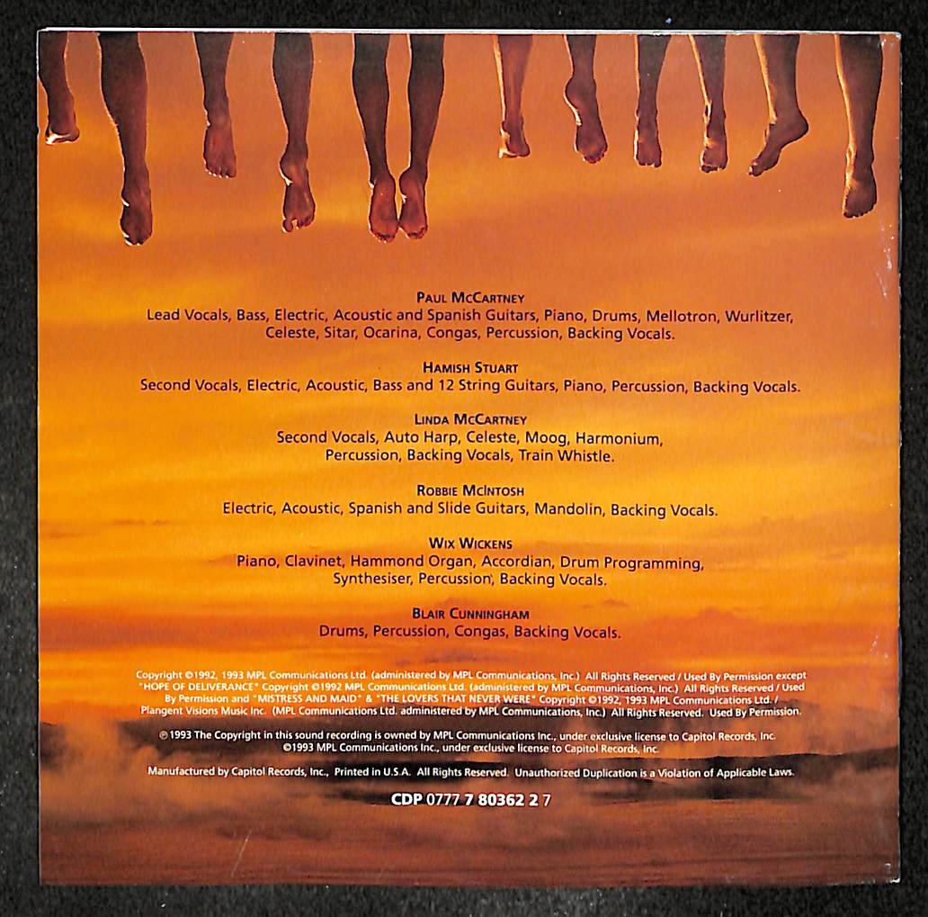 Paul McCartney Beatles Signed/Autographed Off the Ground CD Cover PSA 209682