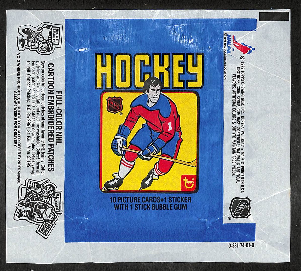 1979-80 Topps NHL Hockey Wax Pack Wrapper Wayne Gretzky RC 209659