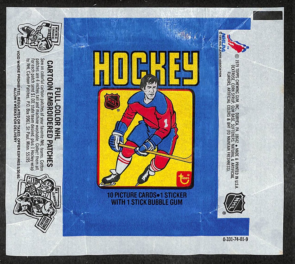 1979-80 Topps NHL Hockey Wax Pack Wrapper Wayne Gretzky RC 209664
