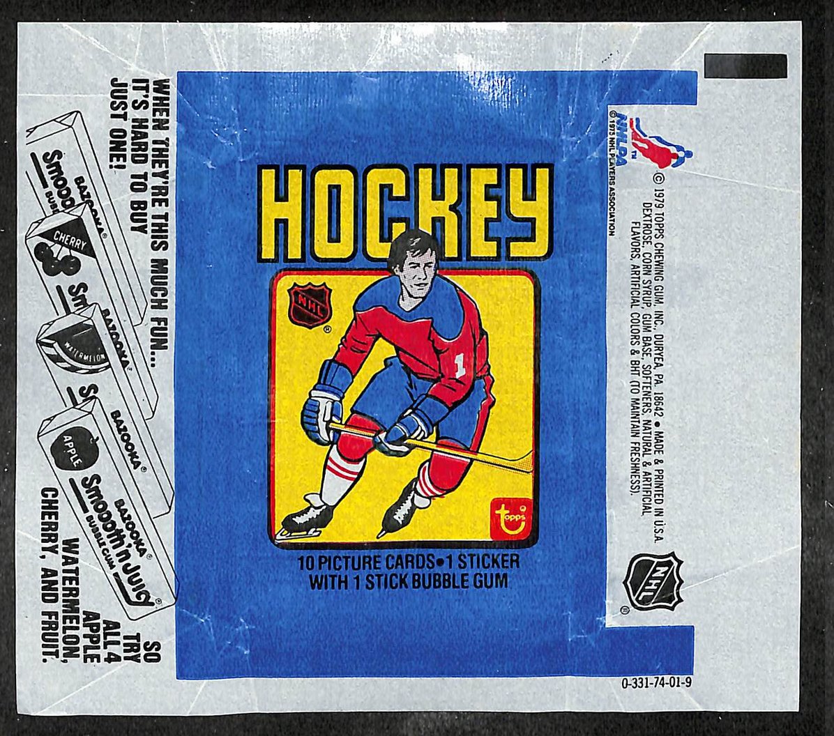 1979-80 Topps NHL Hockey Wax Pack Wrapper Wayne Gretzky RC 209665