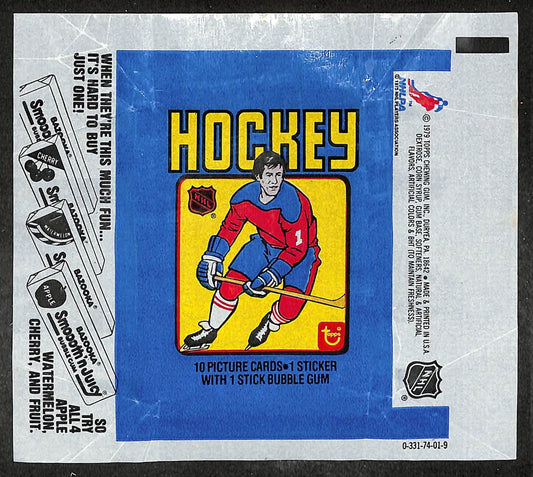 1979-80 Topps NHL Hockey Wax Pack Wrapper Wayne Gretzky RC 209666