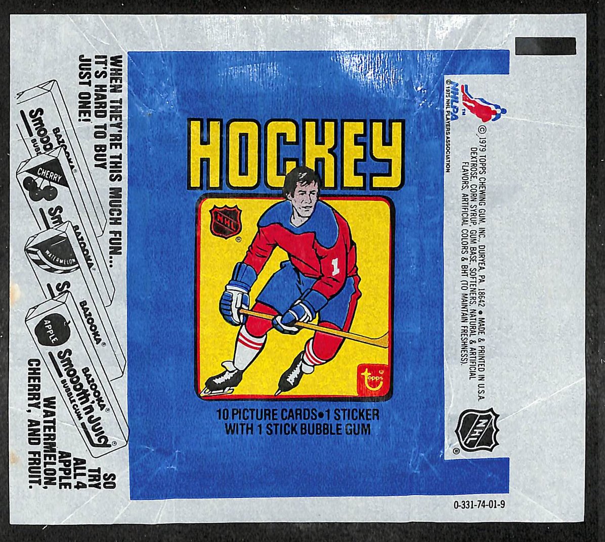 1979-80 Topps NHL Hockey Wax Pack Wrapper Wayne Gretzky RC 209668