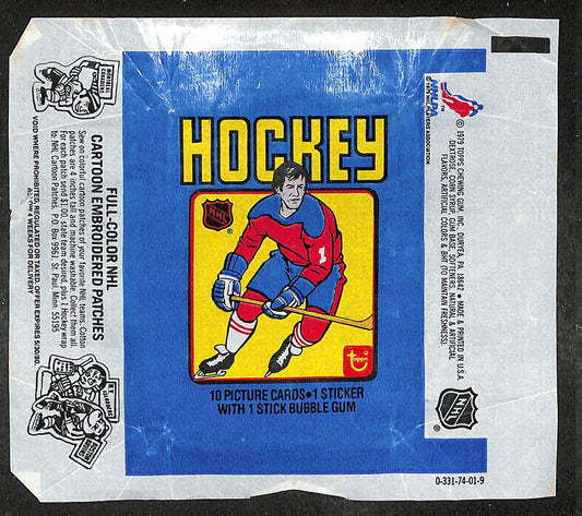 1979-80 Topps NHL Hockey Wax Pack Wrapper Wayne Gretzky RC 209670