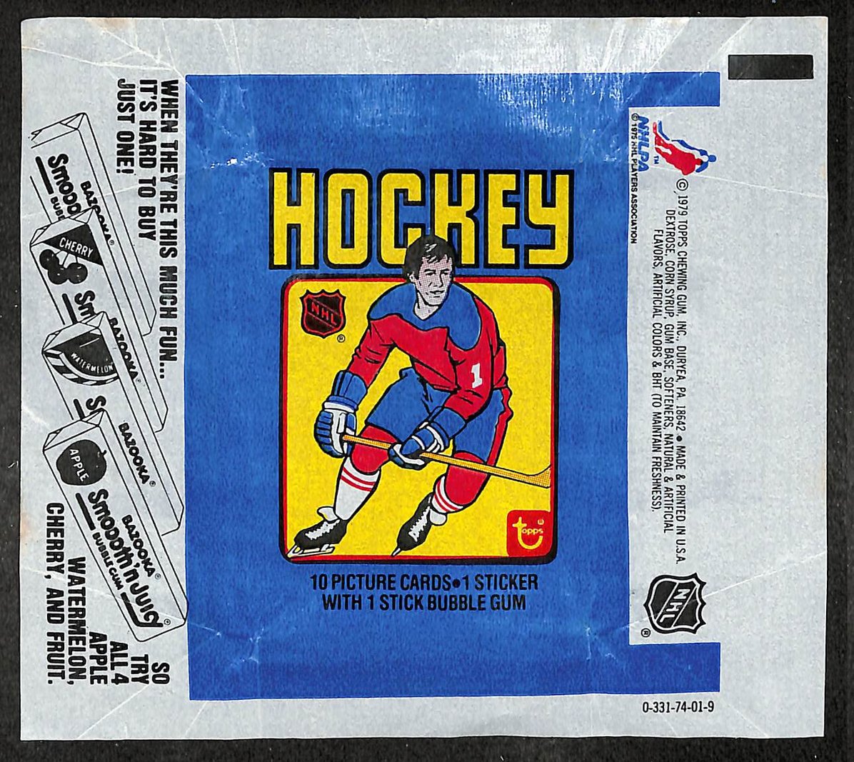 1979-80 Topps NHL Hockey Wax Pack Wrapper Wayne Gretzky RC 209672