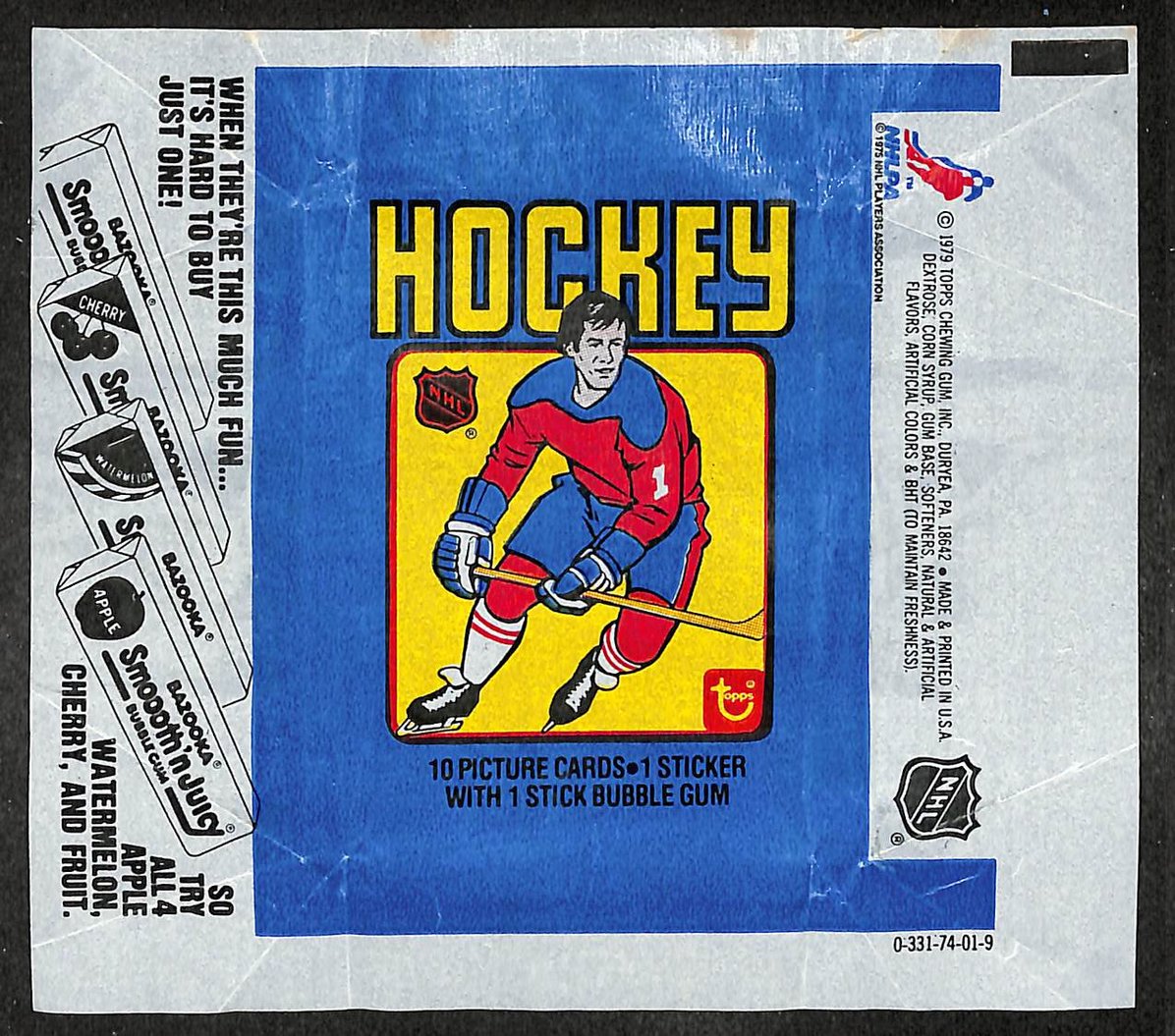 1979-80 Topps NHL Hockey Wax Pack Wrapper Wayne Gretzky RC 209673