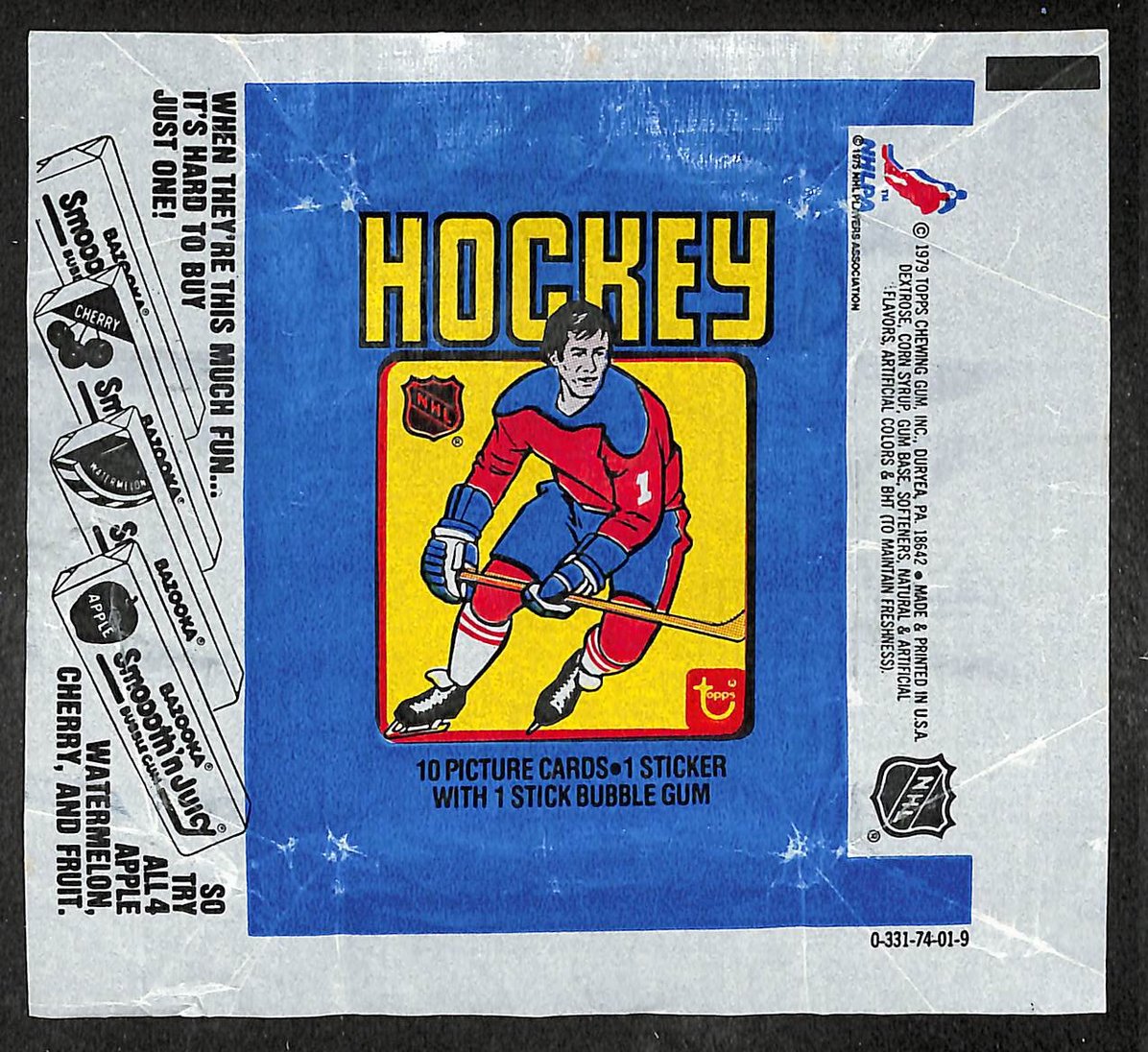 1979-80 Topps NHL Hockey Wax Pack Wrapper Wayne Gretzky RC 209674