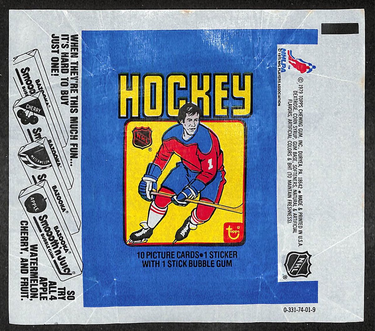 1979-80 Topps NHL Hockey Wax Pack Wrapper Wayne Gretzky RC 209675