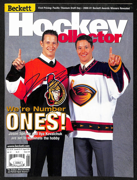 Jason Spezza Signed/Autographed 2001 Beckett Magazine Senators JSA 198427