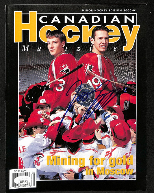 Jason Spezza Signed/Autographed 2000-01 Canadian Hockey Magazine  SA 198428