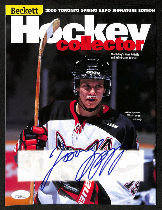 Jason Spezza Signed/Autographed 2000 Beckett Magazine Ice Dogs JSA 198430
