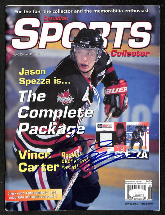 Jason Spezza Signed 2000 Canadian Sports Collector Ice Dogs JSA 198435