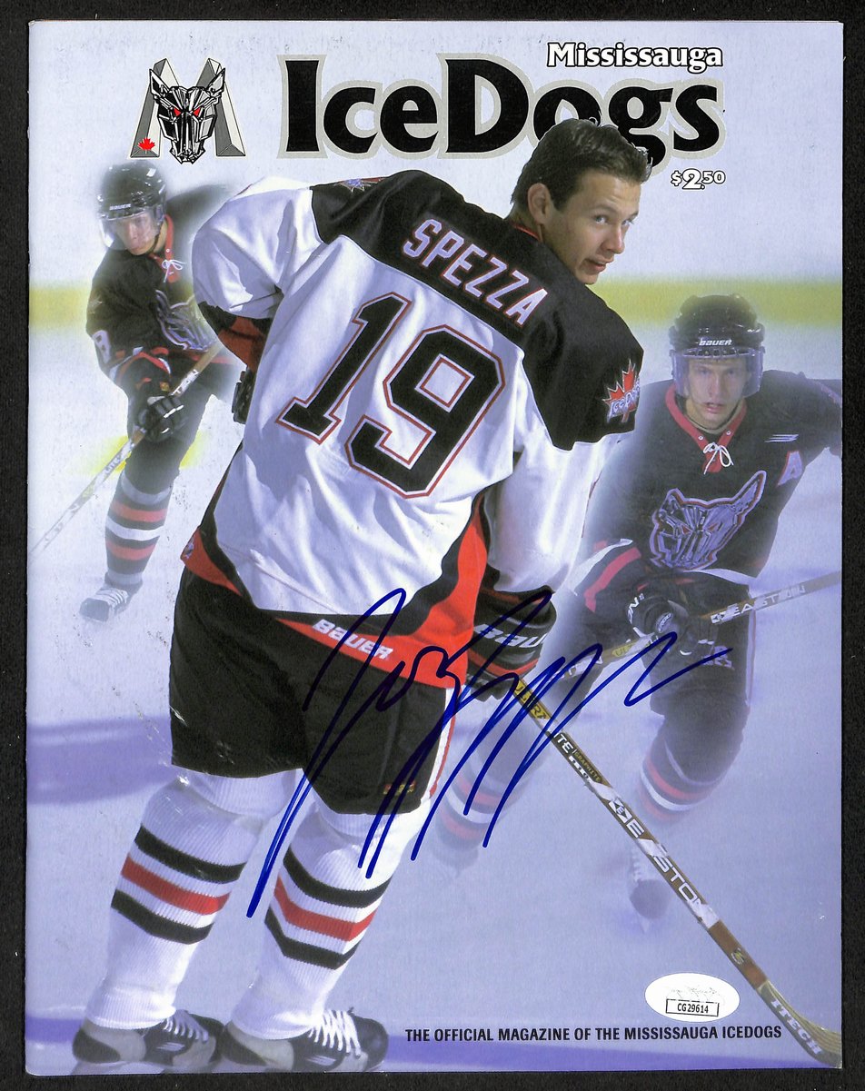 Jason Spezza Signed/Autographed Mississauga Ice Dogs Program JSA 198438