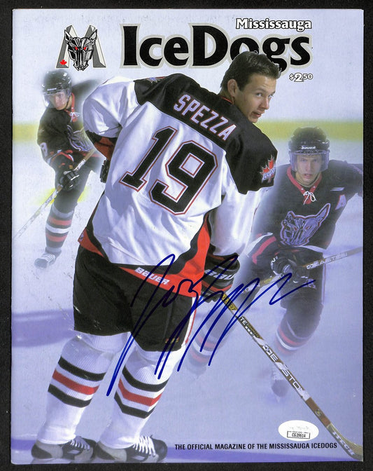 Jason Spezza Signed/Autographed Mississauga Ice Dogs Program JSA 198438