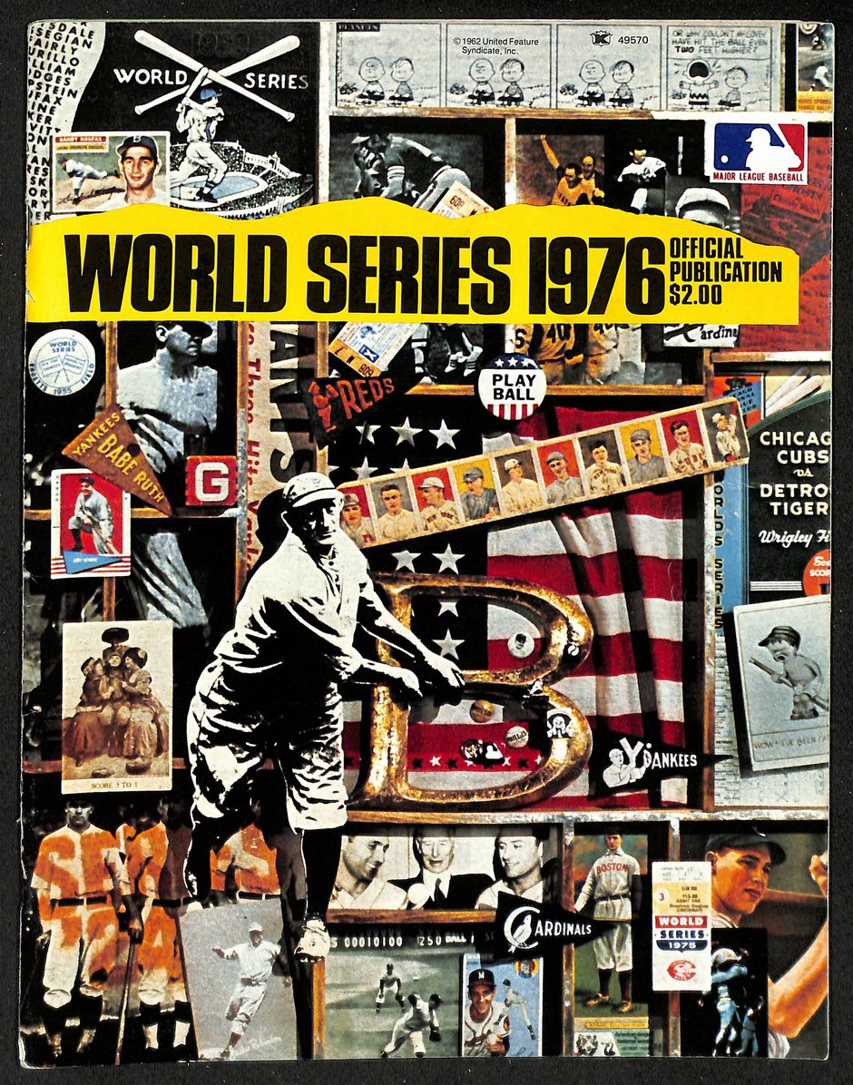 1976 World Series Program New York Yankees vs. Cincinnati Reds 208696