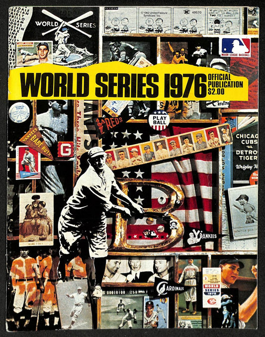 1976 World Series Program New York Yankees vs. Cincinnati Reds 208696