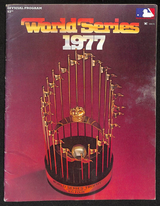 1977 World Series Program New York Yankees vs. Los Angeles Dodgers 208697