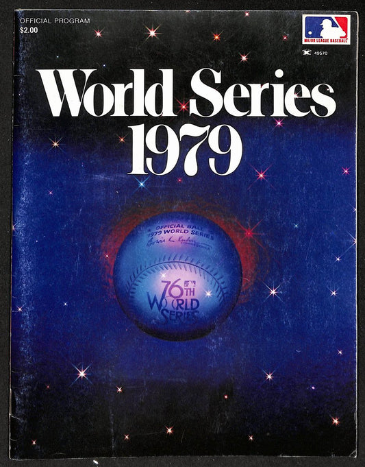1979 World Series Program Baltimore Orioles vs. Pittsburgh Pirates 208700