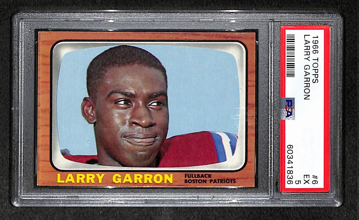 Larry Garron 1966 Topps Card #6 Patriots PSA 5 BA209260