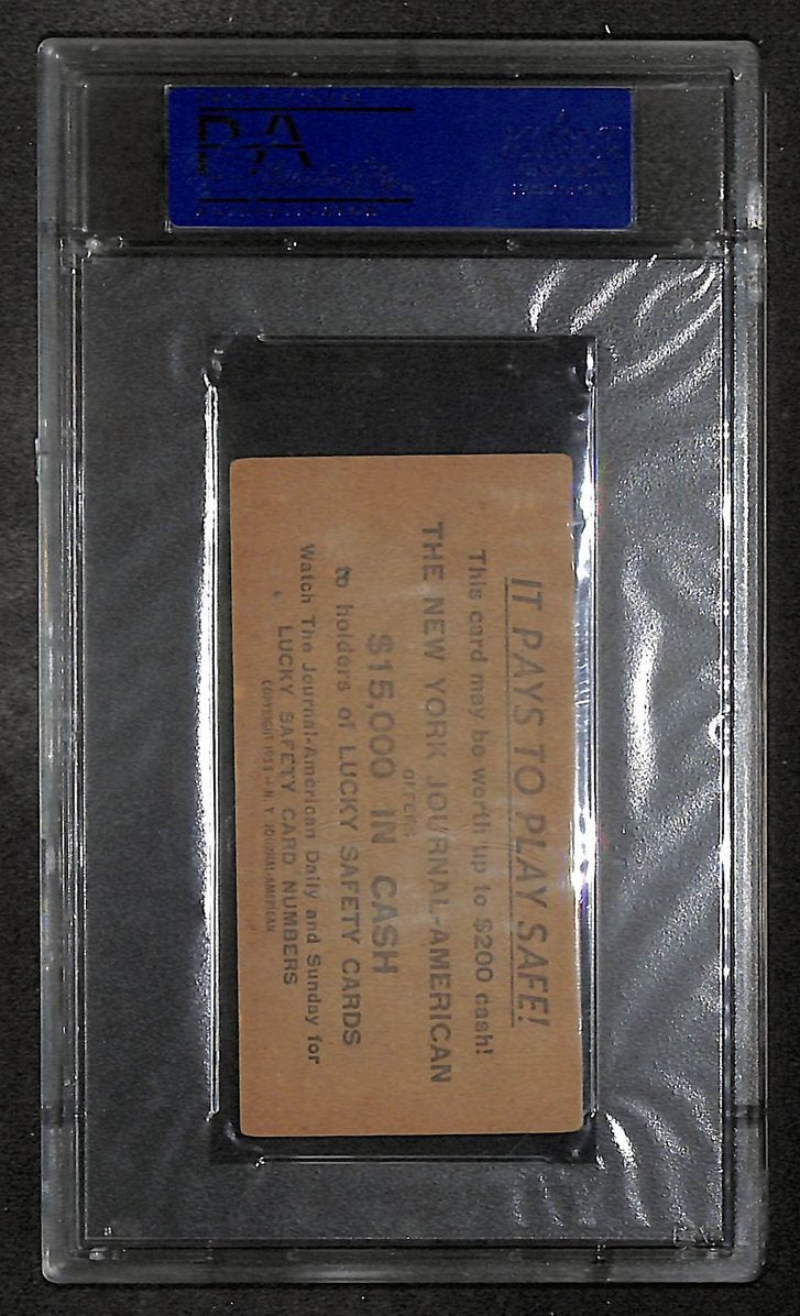 Popeye 1953 NY Journal America Lucky Safety Card #37 PSA 4 BA209230