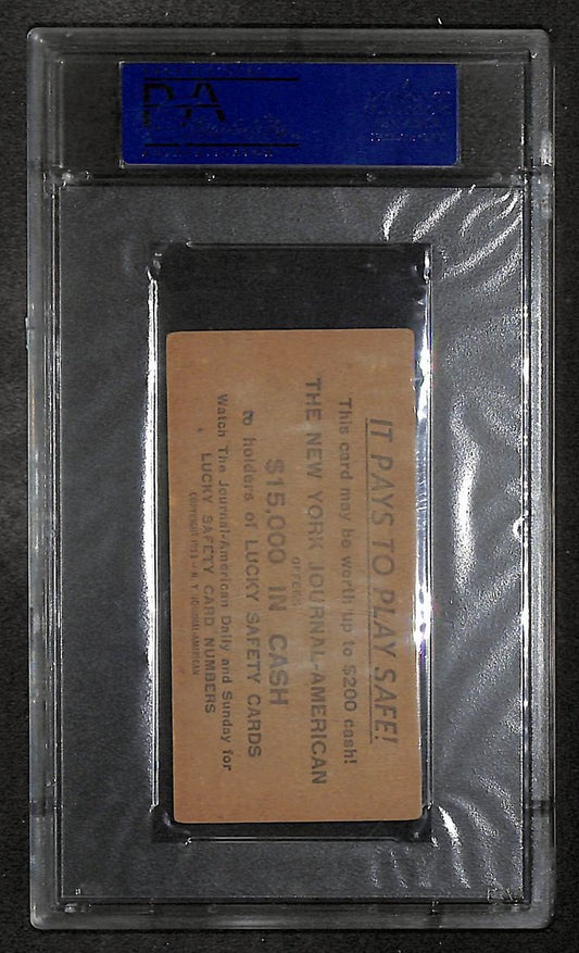 Popeye 1953 NY Journal America Lucky Safety Card #37 PSA 4 BA209230
