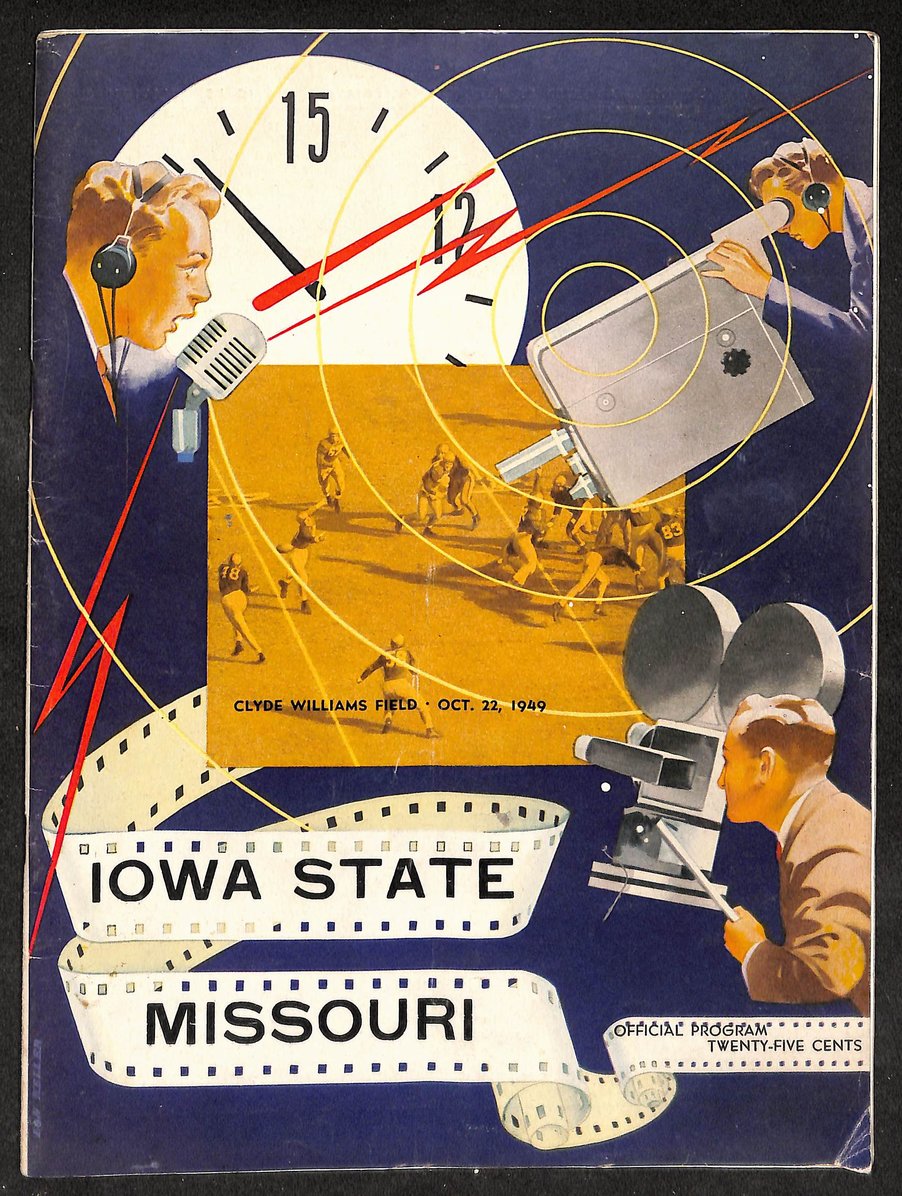1949 Iowa State vs Missouri -  Clyde Williams Field Official Program 209341