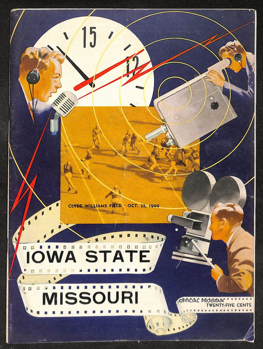 1949 Iowa State vs Missouri -  Clyde Williams Field Official Program 209341