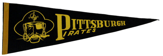 Vintage 1950's Pittsburgh Pirates Felt Pennant 9x27  208193