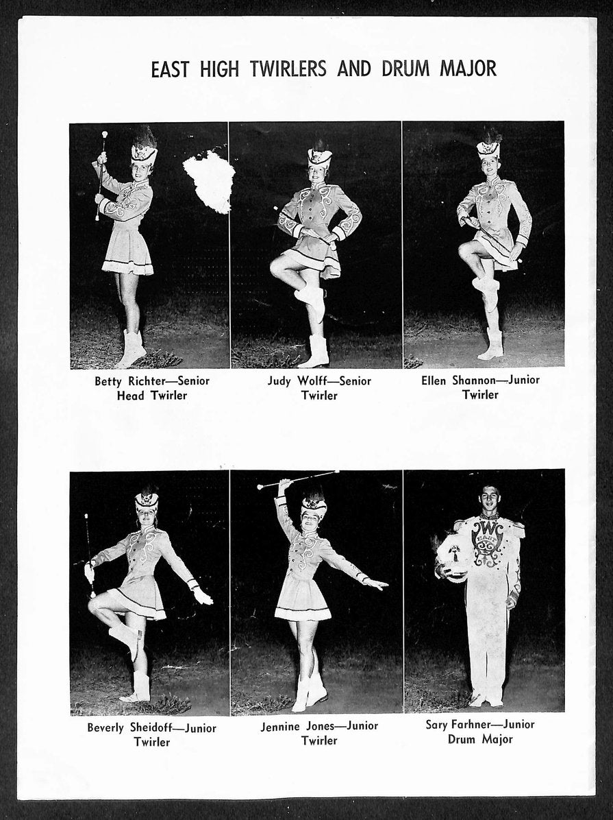 1956 Newton vs East High Old Shocker Stadium Official Program 209704