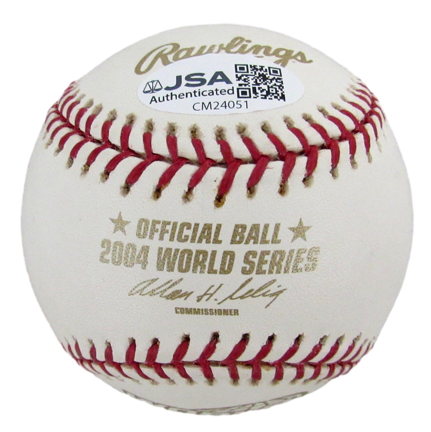 Bronson Arroyo Signed/Autographed 2004 World Series Baseball Red Sox JSA 208250
