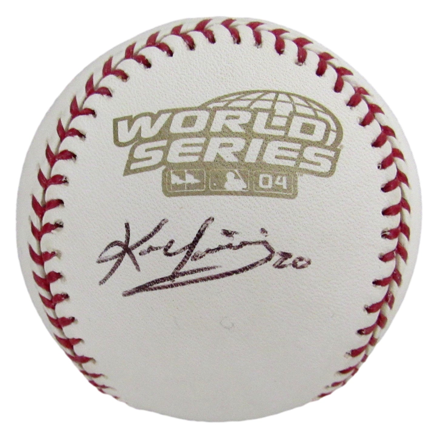 Kevin Youkilis Signed/Autographed 2004 World Series Baseball Red Sox JSA 208252