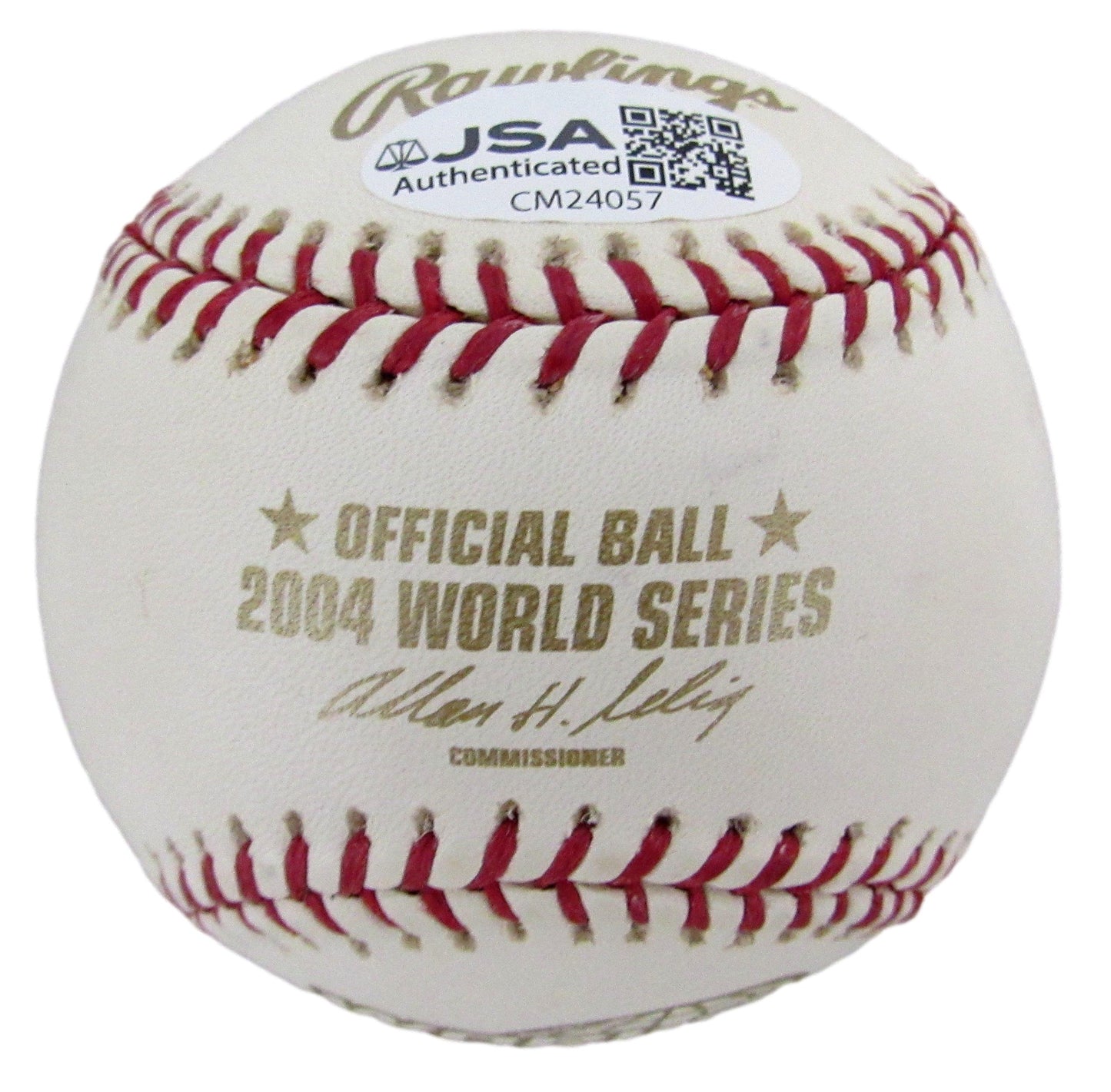 Kevin Youkilis Signed/Autographed 2004 World Series Baseball Red Sox JSA 208252