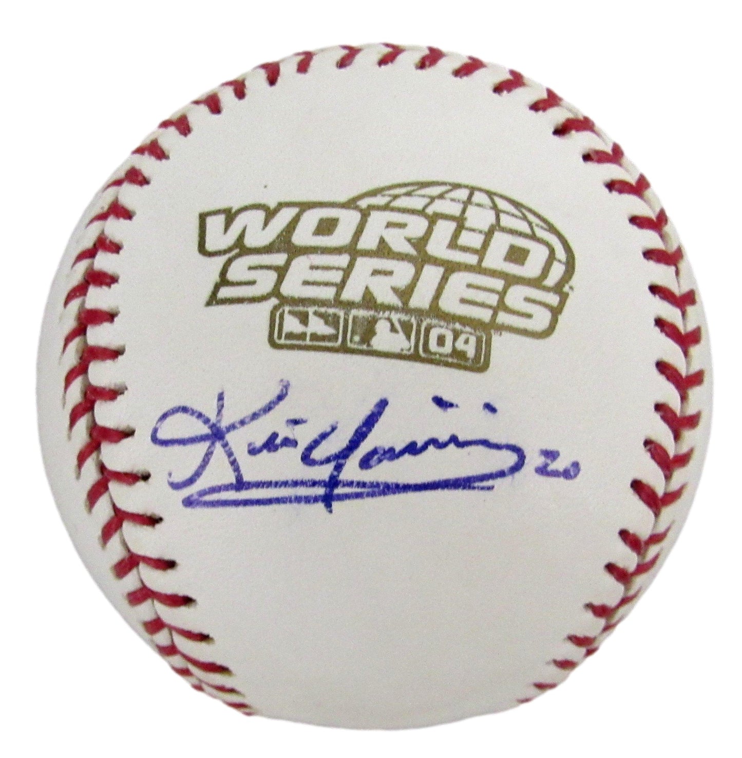 Kevin Youkilis Signed/Autographed 2004 World Series Baseball Red Sox JSA 208253