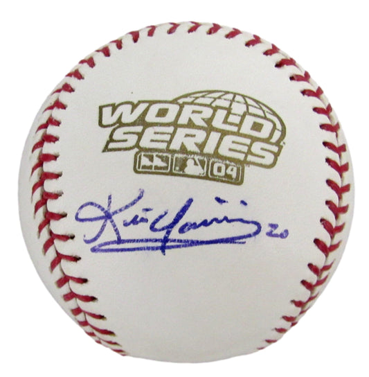 Kevin Youkilis Signed/Autographed 2004 World Series Baseball Red Sox JSA 208253
