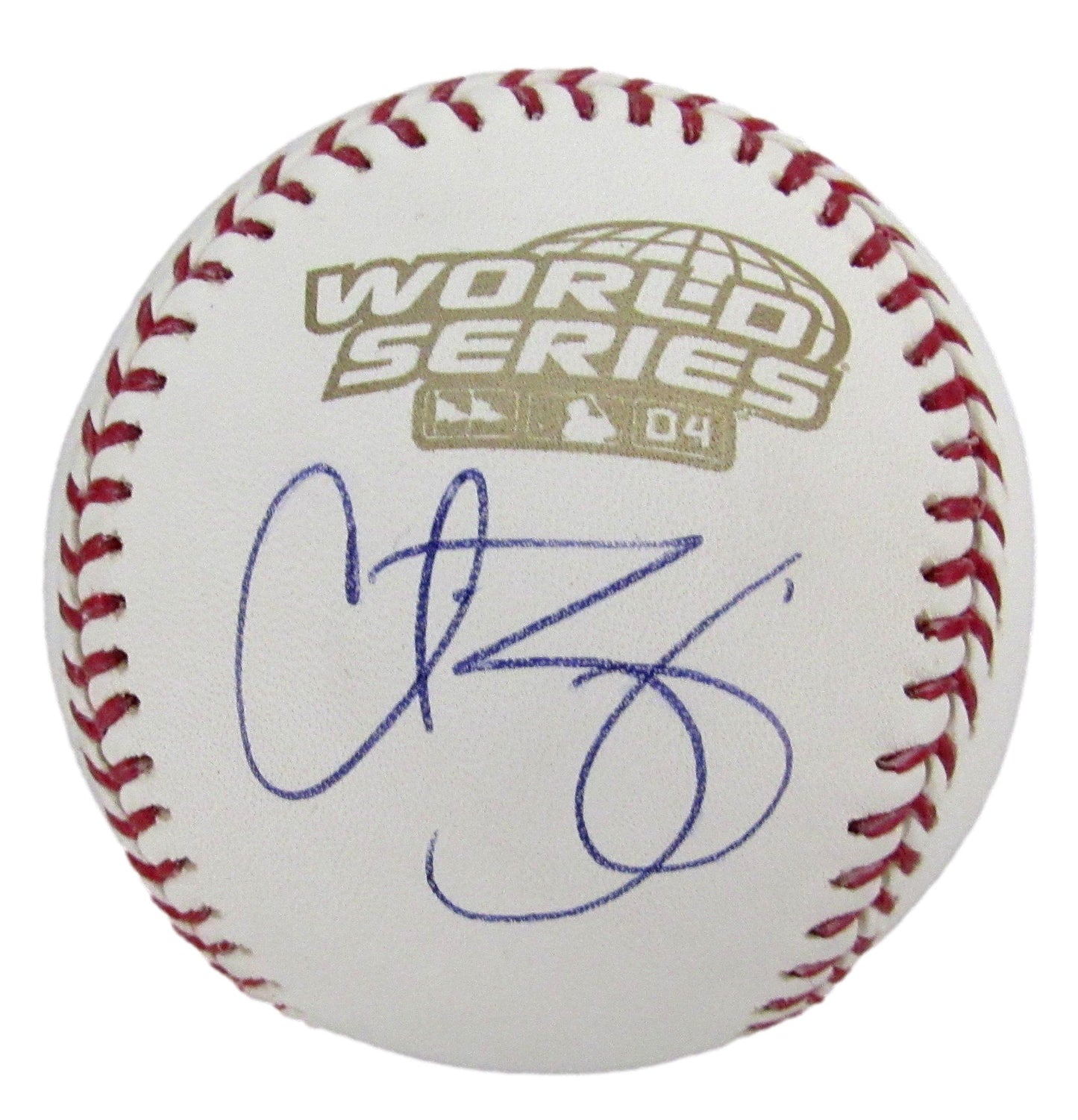 Curt Schilling Signed/Autographed 2004 World Series Baseball Red Sox JSA 208254