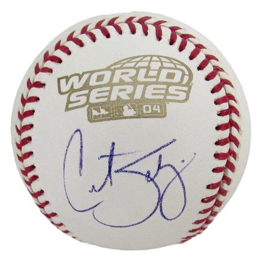 Curt Schilling Signed/Autographed 2004 World Series Baseball Red Sox JSA 208255