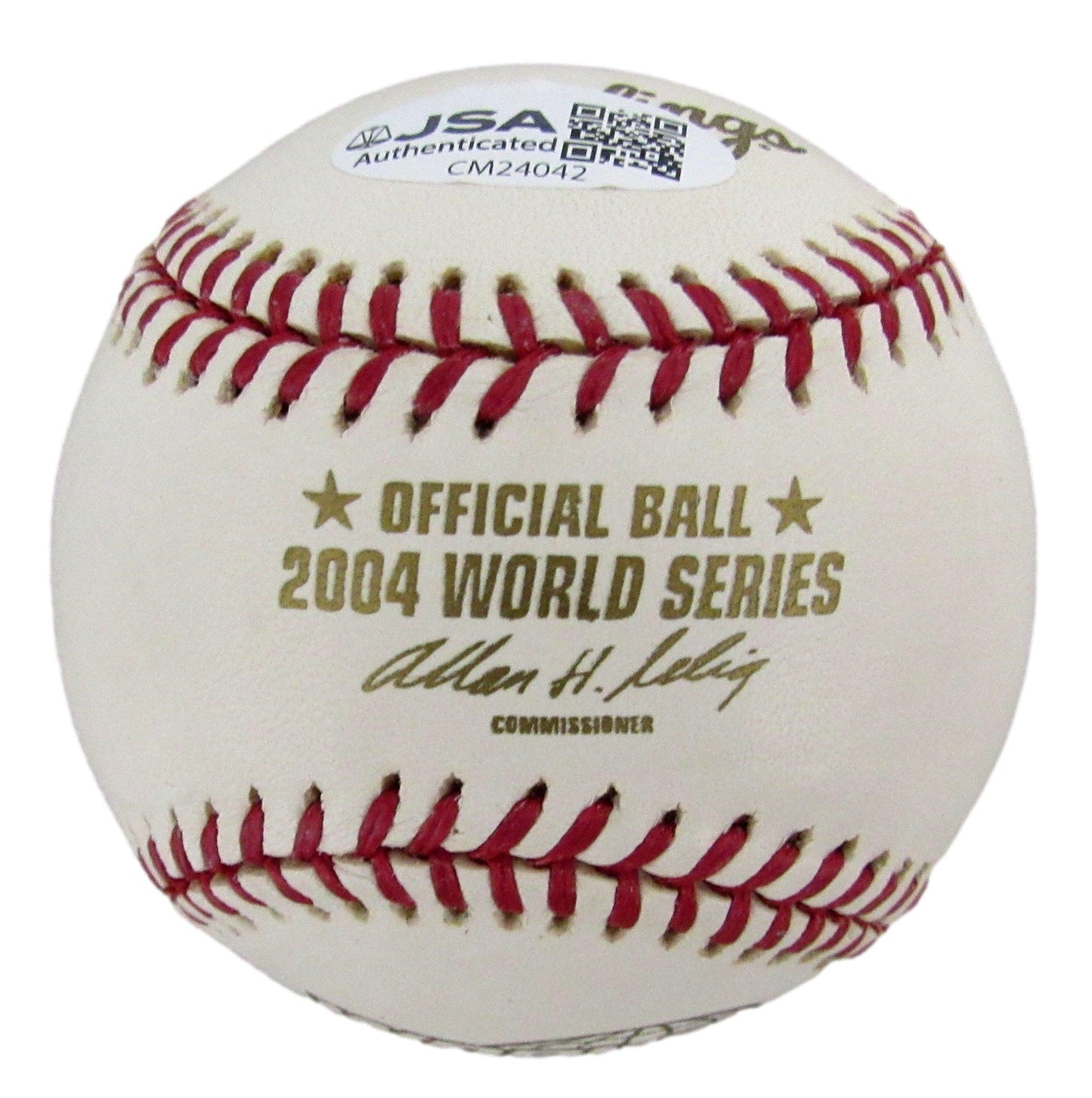 Trot Nixon Signed/Autographed 2004 World Series Baseball Red Sox JSA 208258