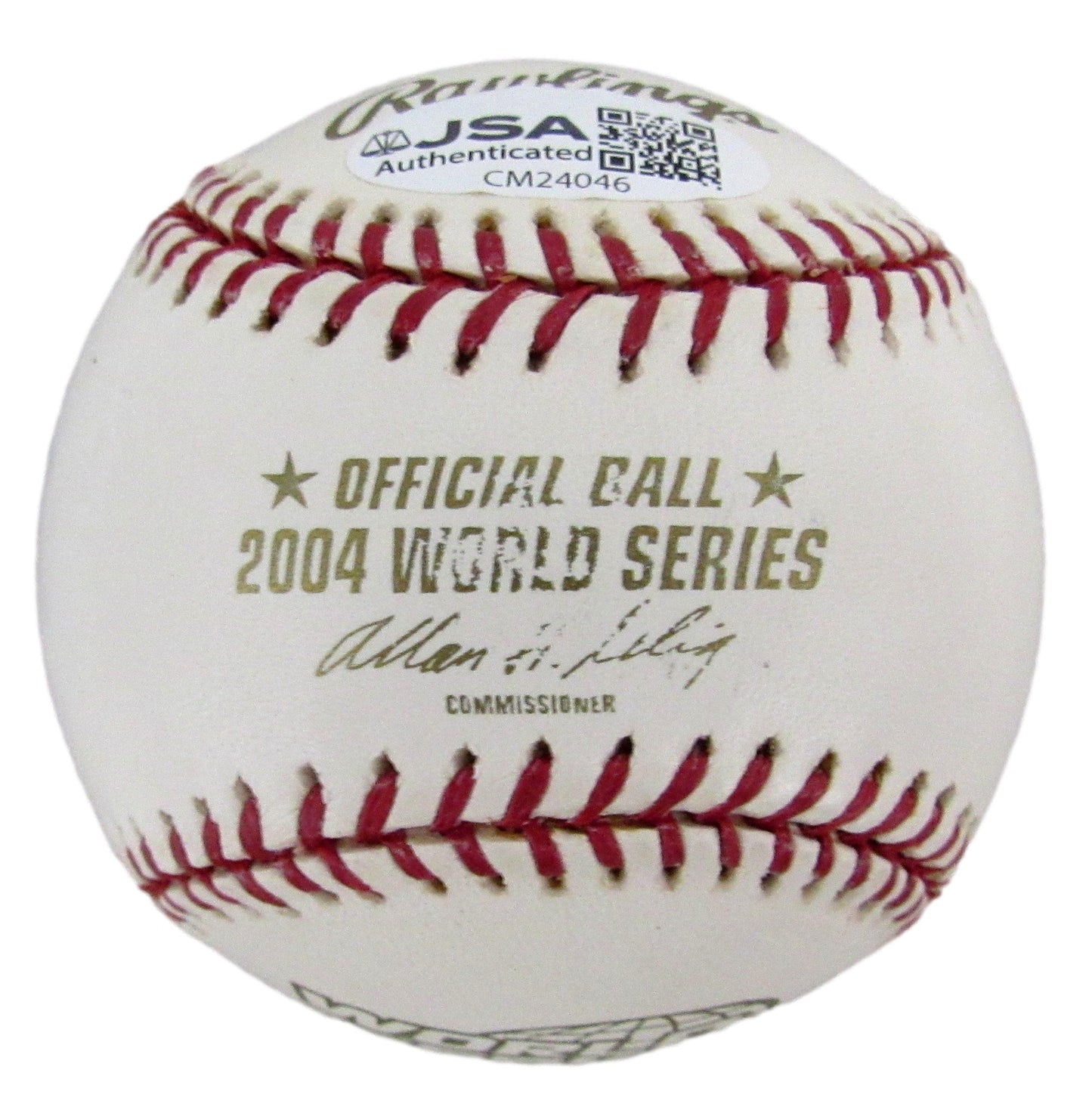 Trot Nixon Signed/Autographed 2004 World Series Baseball Red Sox JSA 208259
