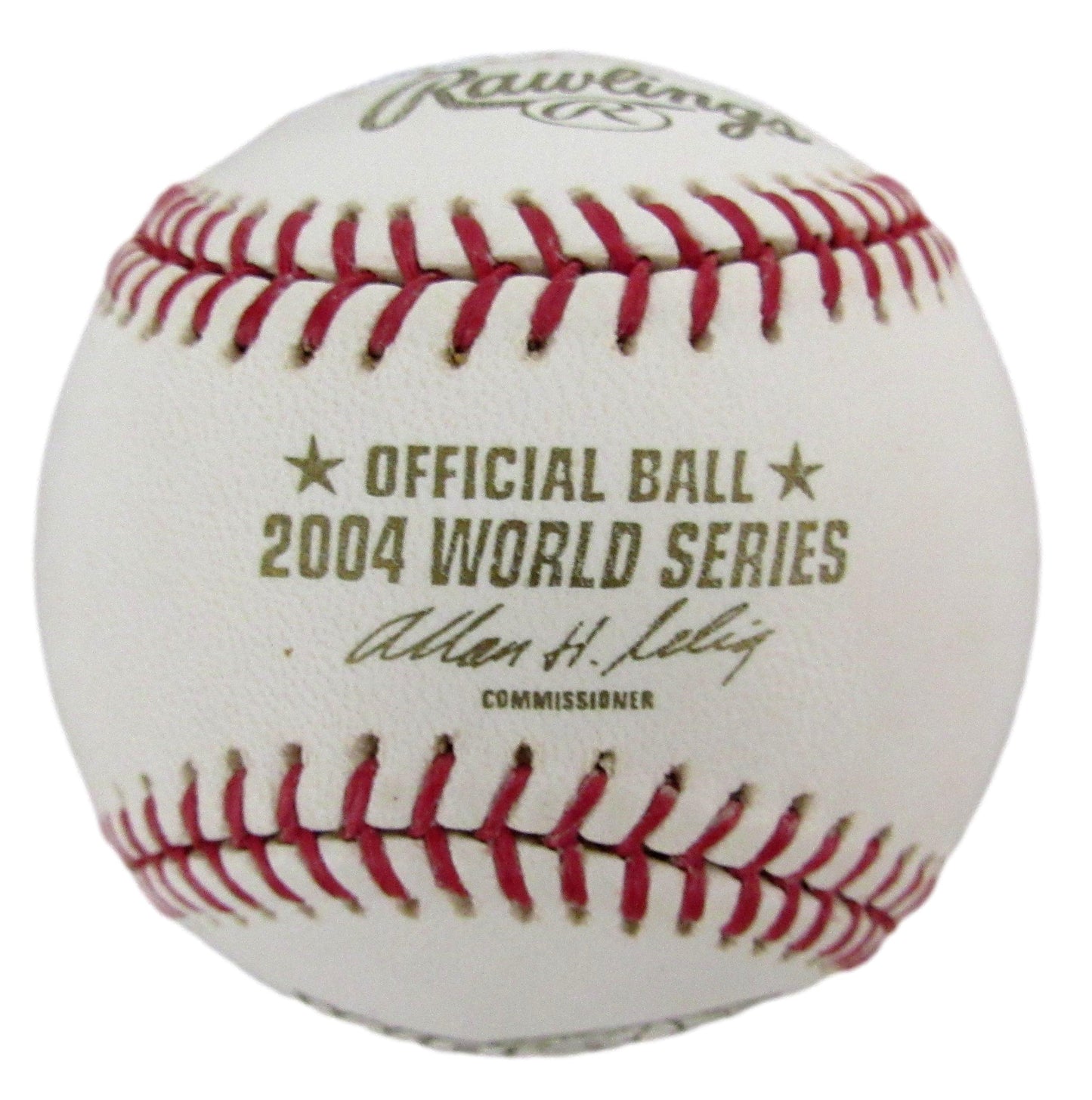 Derek Lowe Signed/Inscribed 2004 World Series Baseball Boston Red Sox JSA 208262