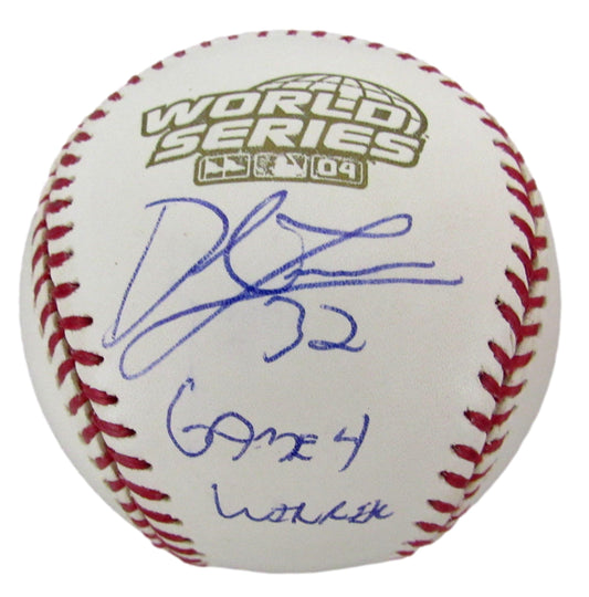 Derek Lowe Signed/Inscribed 2004 World Series Baseball Boston Red Sox JSA 208263