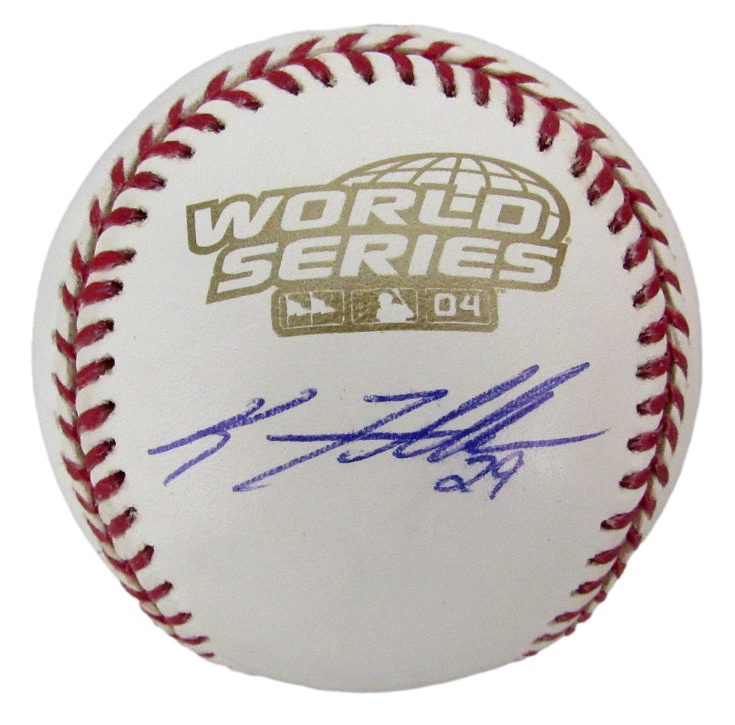 Keith Foulke Signed/Auto 2004 World Series Baseball Boston Red Sox JSA 208266