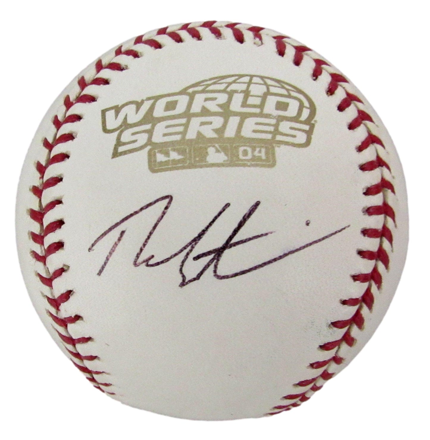 Theo Epstein Signed/Auto 2004 World Series Baseball Boston Red Sox GM JSA 208269