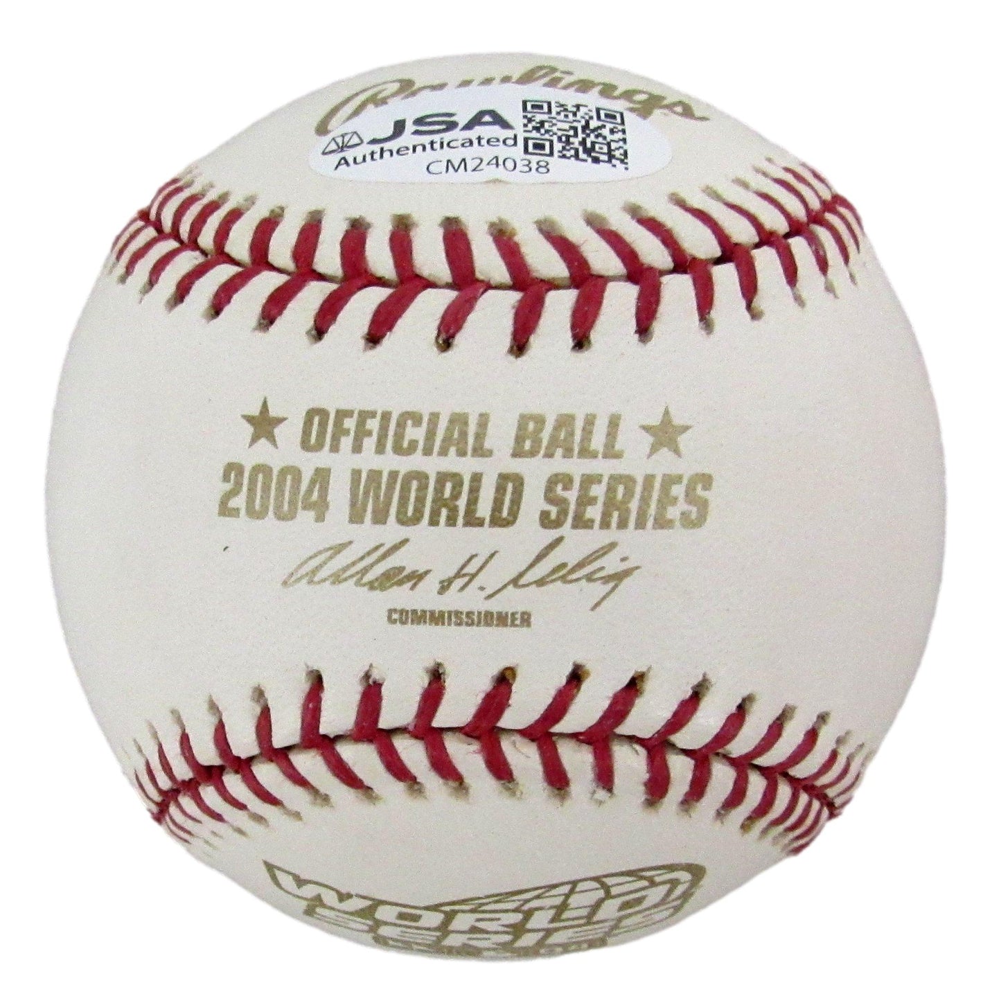 Theo Epstein Signed/Auto 2004 World Series Baseball Boston Red Sox GM JSA 208269